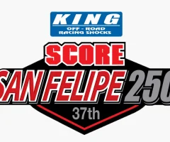 Logo of the SCORE San Felipe 250, a renowned off-road racing event in San Felipe, Mexico