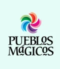 Logo of 'Pueblos Mágicos,' representing Mexico's official program for its designated magical towns.