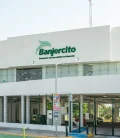 Edificio de Banjercito, una institución financiera mexicana para servicios aduaneros e importación de vehículos