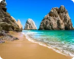 Una vista impresionante de una playa en Baja California